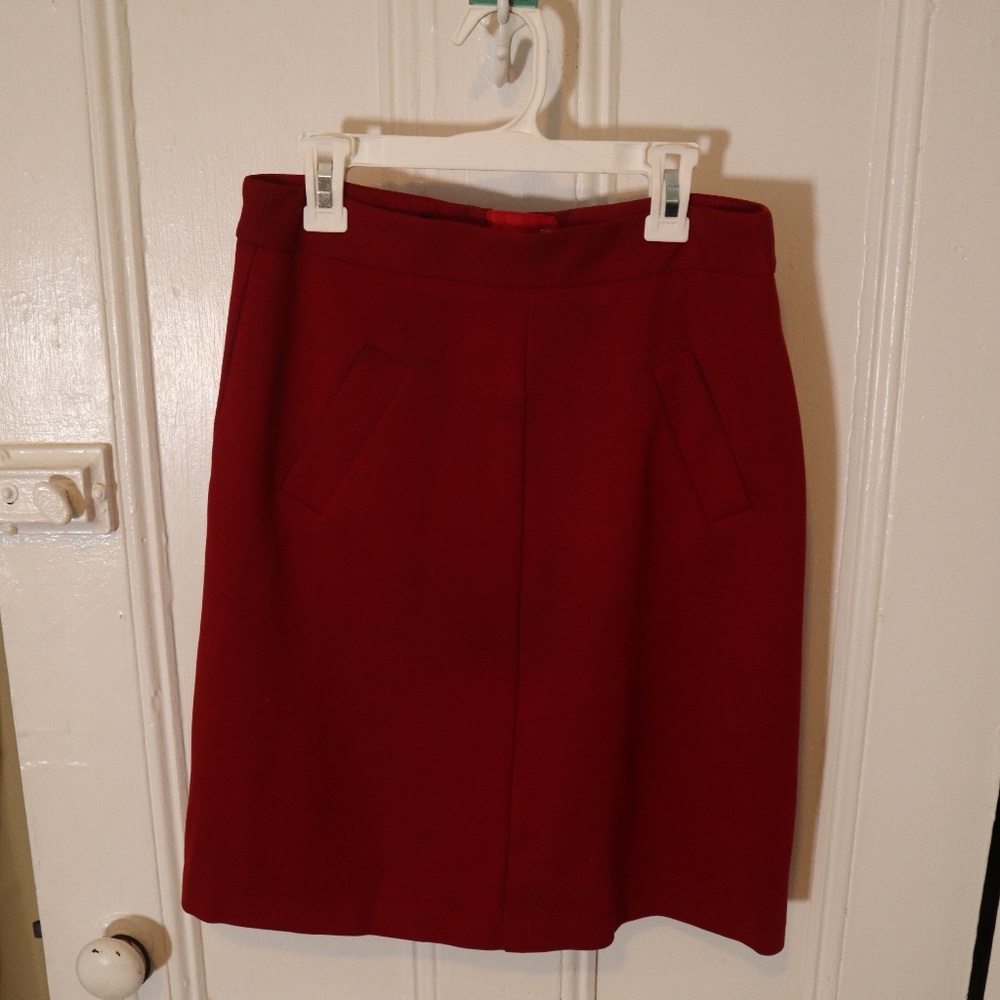 Mario Serrani Skirt | Gorgeous Red Italian-Made